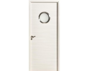 Porte Menuiseries d'Olt Kyoto - Décor frêne blanc structuré