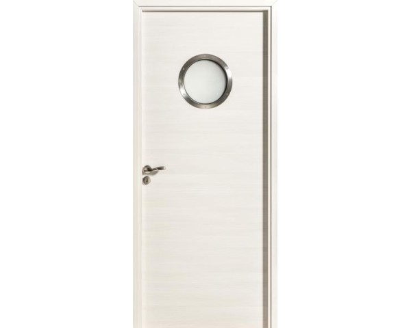 Porte Menuiseries d'Olt Kyoto - Décor frêne blanc structuré