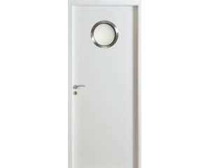 Porte Menuiseries d'Olt Osaka - Médium laqué blanc satiné