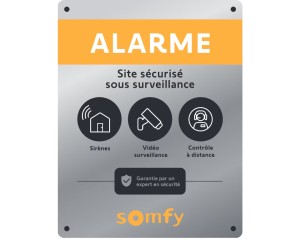 Plaque dissuasive maison protégée