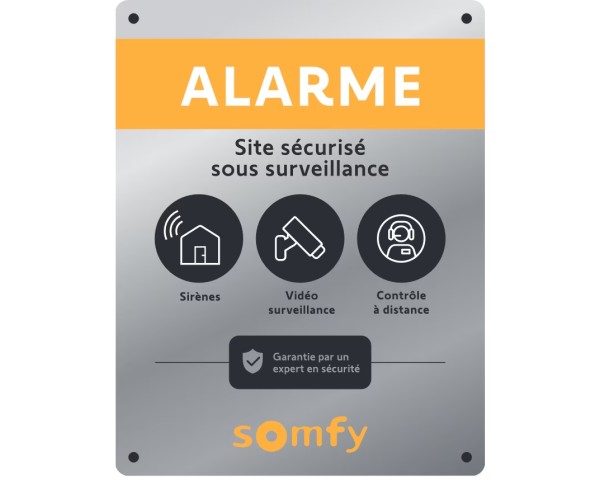 Plaque dissuasive maison protégée