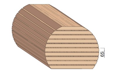 Bois en plot - Bille de Hêtre 65 mm Bois en plot - Bille de Hêtre 65 mm