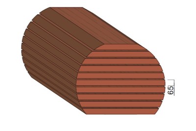 Bois en plot - Bille de Exotique 65 mm Bois en plot - Bille de Exotique 65 mm