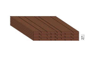 Bois avivé Sipo 27 mm Bois avivé Sipo 27 mm