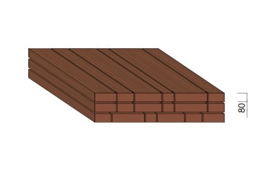 Bois avivé Sipo 80 mm Bois avivé Sipo 80 mm