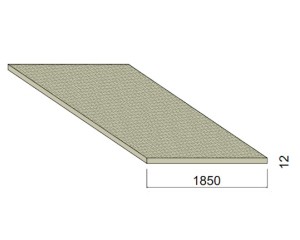 Panneau Aggloméré CTBH Hydrofuge - 3,06 m x 1,85 m - ép.12 mm