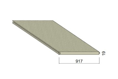 Dalle Aggloméré CTBH Hydrofuge - 2,057 m x 0,917 m - ép.19 mm Dalle Aggloméré CTBH Hydrofuge - 2,057 m x 0,917 m - ép.19 mm