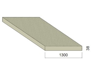Panneau Aggloméré CTBH Hydrofuge - 3,05 m x 1,30 m - ép.38 mm