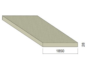Panneau Aggloméré CTBH Hydrofuge - 3,06 m x 1,85 m - ép.28 mm