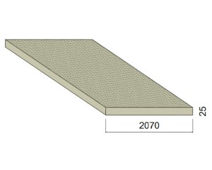 Panneau Aggloméré CTBH Hydrofuge - 3,06 m x 2,07 m - ép.25 mm