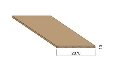 Panneau Aggloméré STD - 2,07 m - ép.10 mm Panneau Aggloméré STD - 2,07 m - ép.10 mm