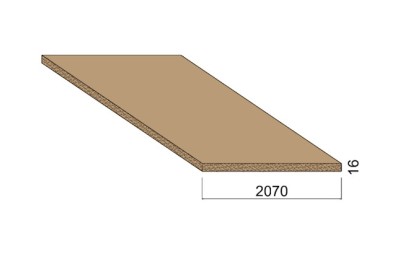 Panneau Aggloméré STD - 2,07 m - ép.16 mm Panneau Aggloméré STD - 2,07 m - ép.16 mm