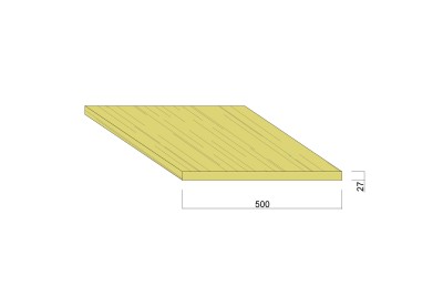 Panneau de coffrage jaune