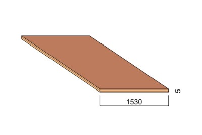 Panneau Contreplaqué 2 Faces OKOUMÉ - 3,10 m x 1,53 m - ép.5 mm Panneau Contreplaqué 2 Faces OKOUMÉ - 3,10 m x 1,53 m - ép.5 mm