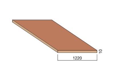 Panneau Contreplaqué 2 Faces OKOUMÉ - 2,50 m x 1,22 m Panneau Contreplaqué 2 Faces OKOUMÉ - 2,50 m x 1,22 m