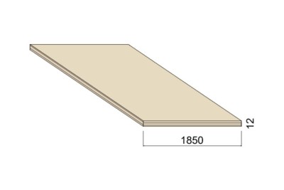 Panneau Contreplaqué Intérieur PEUPLIER B/BB - 2,52 m x 1,85 m - ép.12 mm Panneau Contreplaqué Intérieur PEUPLIER B/BB - 2,52 m x 1,85 m - ép.12 mm