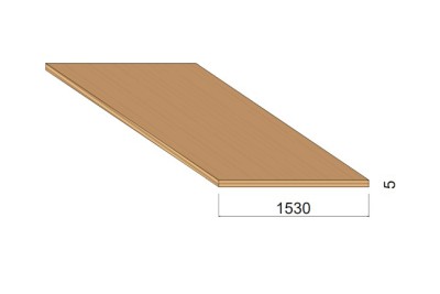 Panneau Contreplaqué CHÊNE FIL A/B - 3,10 m x 1,53 m - ép.5 mm Panneau Contreplaqué CHÊNE FIL A/B - 3,10 m x 1,53 m - ép.5 mm