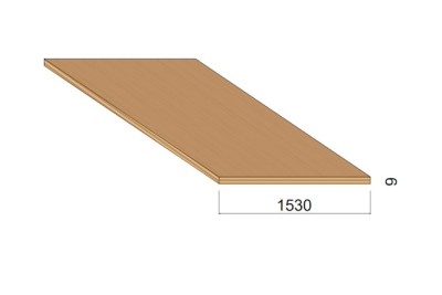 Panneau Contreplaqué CHÊNE FIL A/B - 3,10 m x 1,53 m - ép.9 mm Panneau Contreplaqué CHÊNE FIL A/B - 3,10 m x 1,53 m - ép.9 mm