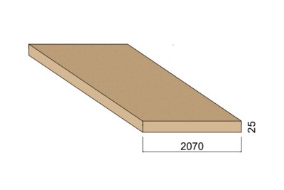 Panneau Médium - 2,80 m x 2,07 m - ép.25 mm