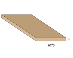 Panneau Médium - 2,80 m x 2,07 m - ép.30 mm
