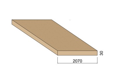 Panneau Médium - 2,80 m x 2,07 m - ép.30 mm