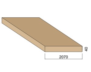 Panneau Médium - 2,80 m x 2,07 m - ép.40 mm