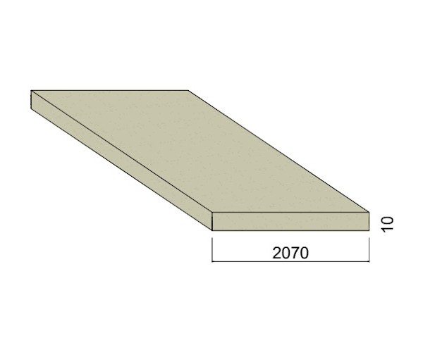 Panneau Médium CTBH Hydrofuge - 2,80 m x 2,07 m - ép.10 mm